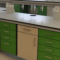 Tables de laboratoire pour étudiants, tables de laboratoire en granit avec plateau phénolique pour centrifugeuse, bancs de laboratoire