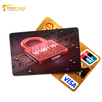 HF UHF E-field RFID Blocage de carte Brouilleur de signal Blindage PVC Carte de crédit Carte NFC Blocker pour la sécurité des paiements