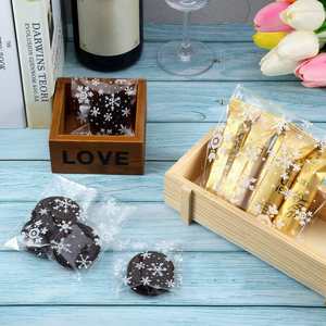 Il Cellophane trasparente all'ingrosso può essere personalizzato il sacchetto trasparente autoadesivo del Opp <span class=keywords><strong>per</strong></span> gli spuntini della cottura del biscotto della caramella - Product Image 4