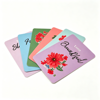 Jeu de cartes d'affirmations positives personnalisées avec boîte cadeau et support en bois OEM ODM pour l'amour-propre, la pleine conscience et le bien-être