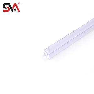 อุปกรณ์ติดตั้ง<span class=keywords><strong>ประตู</strong></span>บานเลื่อนกระจกแบบไร้กรอบ SVA-04 สำหรับห้องอาบน้ำ  วัสดุพลาสติก<span class=keywords><strong>แม่เหล็ก</strong></span>ทั่วไป  พร้อมแถบซีลกันน้ำ PVC ใส 90 องศา - Product Image 4