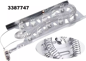 מייבש חשמלי חלקי מייבש 3387747 אלמנט חימום חשמל ג 'קוזי - Product Image 2