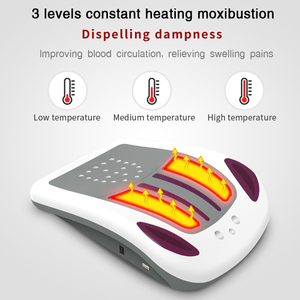 Equipo de Fisioterapia para el Cuidado de la Salud, Unidad TENS, Masajeador Lumbar para Aliviar el Dolor de Espalda con Calor, Material ABS - Product Image 4
