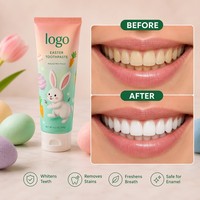 Dentifrice blanchissant anti-tartre marque privée, nettoyage en profondeur, soin parodontal, usage domestique, 100g, formule personnalisée OEM, directement de l'usine