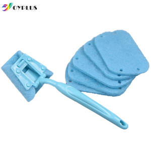 <span class=keywords><strong>Mango</strong></span> de plástico de lavado plato esponja de limpieza cepillo limpiador <span class=keywords><strong>estropajo</strong></span> - Product Image 3