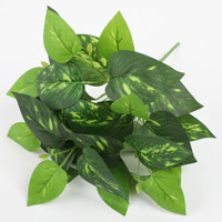 Plantes vertes artificielles, lot de sept têtes, feuillage doux pour arrangement floral, décoration murale végétale persistante