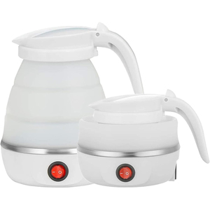 Electric Silicone <b>Kettle</b> Compression Leak Proof Travel Portable Foldable Electric <b>Kettle</b>, 0.6l <b>Small</b> Household - Product Image 1
