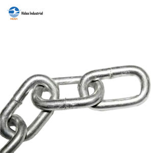 Chaîne de charge en alliage haute résistance Hidea, type allemand en acier doux, galvanisée à chaud, chaîne marine à maillons courts DIN764 - Product Image 2