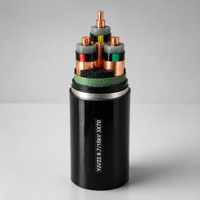 Câble d'alimentation XLPE 3 conducteurs 50mm-240mm, conducteur en cuivre blindé SWA pour installation souterraine