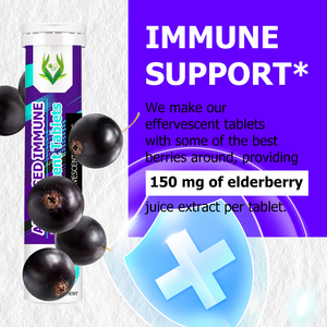 Tabletas Efervescentes Inmunitarias Avanzadas OEM ODM, Soporte Inmunitario Diario, Vitamina C, Zinc, Aptas para Vegetarianos - Product Image 4