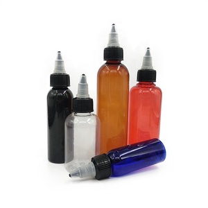 3Oz 4Oz 5Oz 8Oz 12Oz Rõ Ràng Pet Nhựa Twist Top Cap Bóp Applicator Tóc Dầu Chai Với Tùy Chỉnh - Product Image 2