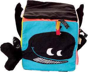 Jouet éducatif pour bébé en forme de cube en peluche personnalisé, avec des mots et des images, <span class=keywords><strong>jouets</strong></span> en forme de dés - Product Image 5