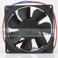 Ventilateur de refroidissement 8412NGL à faible bruit, haute qualité, 5V 24V 48V DC12V 45mA 0.6W AC EC 8025 80X80X25MM 8CM, convertisseur à deux fils, roulement à manchon