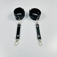 Ensemble de bondage gothique OEM-Ceinture en Y en cuir réglable pour femme avec menottes détachables, accessoires de lingerie Clubwear