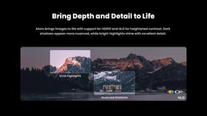 Proyector Láser Portátil Mini Dangbei Atom Global, Nuevo, 1200 Lúmenes ISO, Google TV, Compatible con <span class=keywords><strong>4K</strong></span>, Altavoces Integrados - Product Image 5