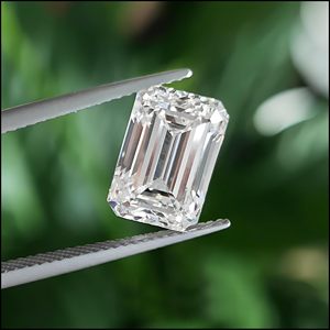 Diamante Sintetico HPHT CVD di Alta Qualità con <span class=keywords><strong>Certificato</strong></span> IGI, 1.0ct D VVS1 Taglio Smeraldo per Creazione di Gioielli, Diamante Marino - Product Image 6