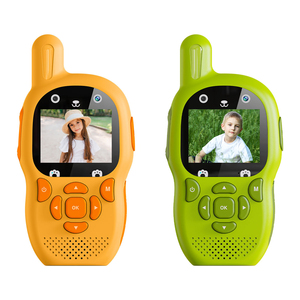 Talkie-walkie vidéo pour enfants avec écran de 2 pouces, affichage photo, radio bidirectionnelle, jouet portable pour jeu parent-enfant en intérieur et en extérieur - Product Image 2