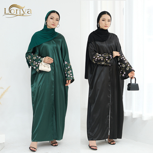 Robes Musulmanes de Dubaï Abaya Modeste EID en Gros pour Femmes, Kaftan Brodé, Kimono Ouvert de Luxe pour Femmes, Vêtements Islamiques - Product Image 2