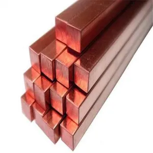 c1100 Straight and Rounnd Copper Ground Rod 8mm Copper Bar with High Quality