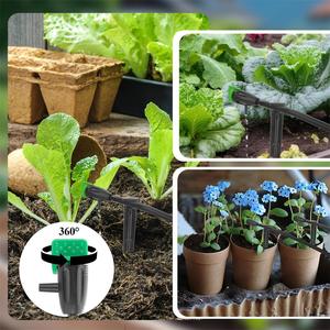 <span class=keywords><strong>Goutteur</strong></span> d'irrigation réglable 0~40L, régulateur d'arrosage, émetteur 1/4'', système d'irrigation goutte à goutte micro, arroseurs verts - Product Image 5