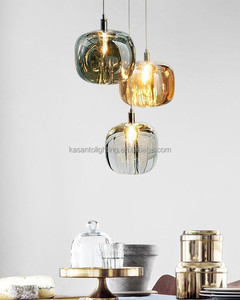 Modern Home <strong>Hanging</strong> Glass Lamp Restaurant Dining Room Lighting Chandeliers For Kitchen