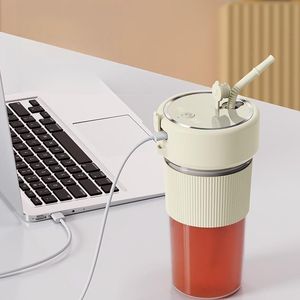 2025 Newest High Speed Portable Rechargeable <b>Blender</b> Stainless Steel Blade Juicer With Plastic Cup - Product Image 2