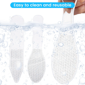 Râpe à callosités en verre droit, surface en nanoglass durable, design simple pour le soin des pieds - Product Image 4