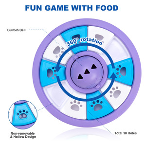 Nouveau bol d'alimentation lente anti-étouffement pour chien, motif dessin animé, jouet à mâcher éducatif pour chiens - Product Image 2