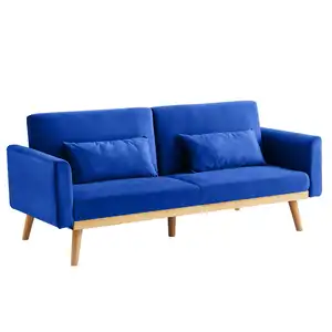 Доступный Многофункциональный бархатный диван-раскладной диван для современной мебели для гостиной