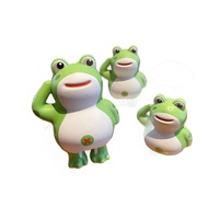 Jouet grenouille anti-stress, figurine en peluche à récupération lente, animal en peluche mignon, marionnette câlinable pour décoration de bureau