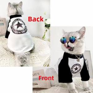 स्टाइलिश नीले ठोस पॉलिएस्टर एक्स सर्दियों बिल्ली के कपड़े छोटे नस्लों विरोधी ट्रेंडी ब्राइटएयर रैगडोल नए साल - Product Image 3