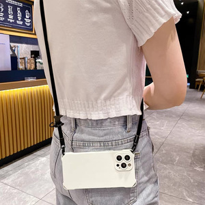 Cho iPhone 15 14 Pro Max Crossbody Dây Vòng Cổ Dây Buộc Trong Suốt Trường Hợp Đối Với iPhone 11 12 13 Pro Max Mềm Bìa - Product Image 5