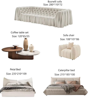 Ensemble complet de meubles de salon de luxe moderne de haute qualité, ensemble de canapés assortis, canapés modernes pour la maison de luxe