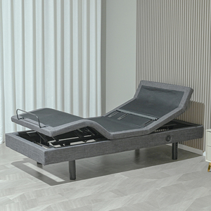 Tête de Massage lombaire <span class=keywords><strong>pied</strong></span> vers le bas multifonction réglable Base de <span class=keywords><strong>lit</strong></span> électrique zéro G/Anti-ronflement pour appartement chambre utilisation à l'hôpital - Product Image 1