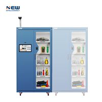 Gabinete RFID de Control de Herramientas FOD de Doble Puerta con Inventario Automatizado para Hangar de Mantenimiento Aeroespacial con Acceso Multibiométrico