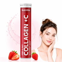 Compléments alimentaires effervescents au collagène et au glutathion, fabrication GMP, OEM, soins de la peau, marque privée