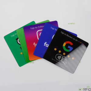 Etiqueta NFC Acrílica de 10 cm Lista para Enviar - Etiqueta Adhesiva para Reseñas de <span class=keywords><strong>Google</strong></span>, para Negocios, Tiendas y Restaurantes, Letrero de Calificación en Redes Sociales - Product Image 3