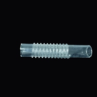 Tube en quartz fondu SiO2 de haute pureté, transparent, enroulé/fileté, pour la fabrication de semi-conducteurs, condenseurs de laboratoire, échangeurs de chaleur