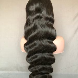 Peluca de Cabello Humano 100% con Encaje Frontal Transparente, Densidad 180%, de 12 a 40 Pulgadas - Product Image 4