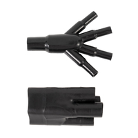 Manchon de transition rétractable en élastomère modifié, moulé sur mesure, équivalent Raychem 562A032 562A043