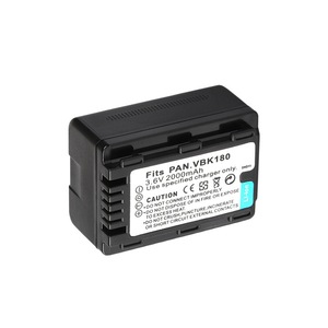 แบตเตอรี่ VW-VBK180 2000mAh สำหรับกล้องวิดีโอ Panasonic VBK180 ซีรีส์ CE ได้รับการรับรองมาตรฐาน RoHS ขายส่งจำนวนมาก ความจุสูง 0-Cycle Cell - Product Image 3