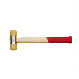 Martillo de goma con mango de madera de 376 mm de longitud para carpintería y uso en bricolaje - Product Image 2