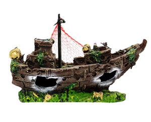 Handgefertigtes Harz-Keramik-Kunststoff-Kunstfass-Höhlenzubehör für Aquarien-Dekorationen, Fischbecken-Hintergrund mit Baum, 500ml - Product Image 5
