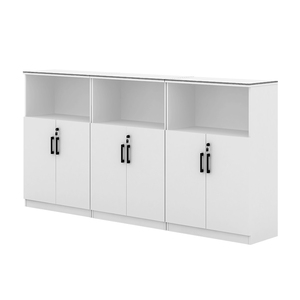 Archivador de madera de acero de estilo moderno con cerradura para oficina, hogar, hotel, escuela, hospital, taller, almacenamiento para archivar - Product Image 3
