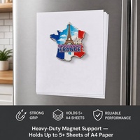 Imán de Refrigerador con Bandera Europea en Relieve 3D, Mapa Nacional de Francia, Italia y España, Decoración para Oficina, Casillero, Hogar, Bar, Regalo
