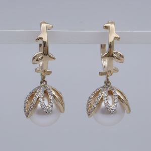 Polsini auricolari placcati in argento di alta qualità alla moda regolabili per le donne per le feste di usura quotidiana con perle di zircone alla moda - Product Image 1