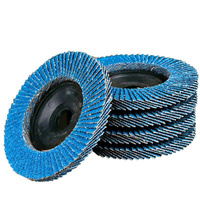 Disque à lamelles abrasif en acier inoxydable haute dureté de 4 pouces pour meuleuse d'angle, pour le débavurage du bois et du métal