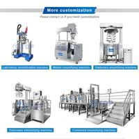 Cuve de mélange haute vitesse pour la production cosmétique, équipement à levage hydraulique, chauffage électrique, cuve d'émulsification sanitaire à cisaillement élevé