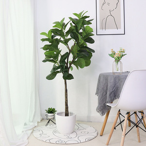 120cm/140cm/180cm nhân tạo ficus lyrata Bonsai mô phỏng cao trong nhà trang trí nội thất nhựa cây sàn cho cây nhân tạo - Product Image 1