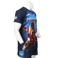 Les uniformes de rugby sont fabriqués en tissu épais et sont cousus avec quatre aiguilles et six fils Tissu lisse